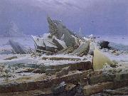 Caspar David Friedrich Arctic Shipwreck oil painting reproduction